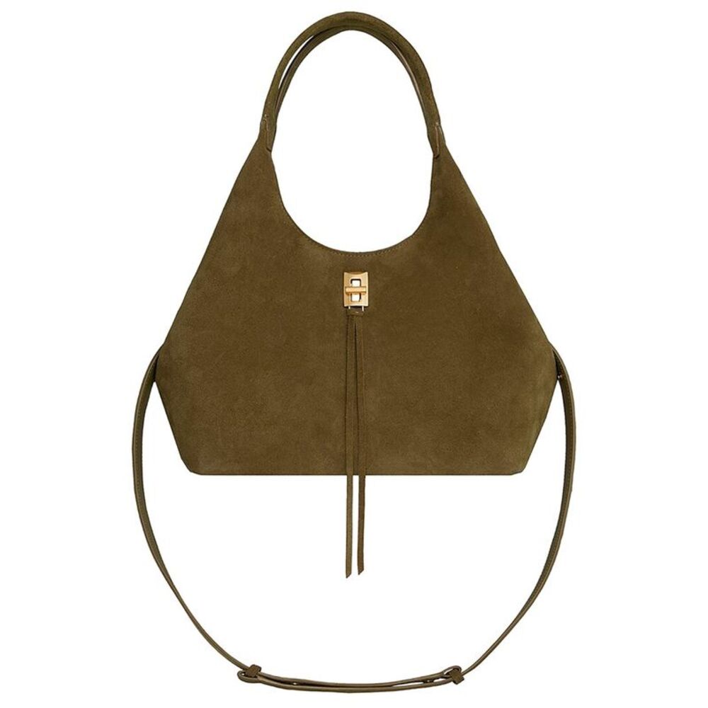 Rebecca Minkoff Darren Carrysome Leather Crossbody, Green